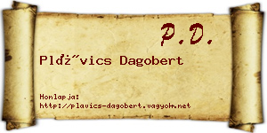 Plávics Dagobert névjegykártya